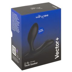   We-Vibe Vector+ - análny vibrátor s aplikáciou - dobíjací - čierny