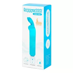   Happyrabbit - mini vibrátor na stimuláciu klitorisu - nabíjateľný, modrý