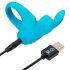 Happyrabbit Cock - nabíjateľný vibračný krúžok na penis (modrý)
