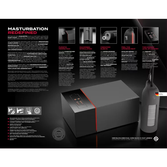 Suck-O-Mat 3.0 - automatický masturbátor - sieťový