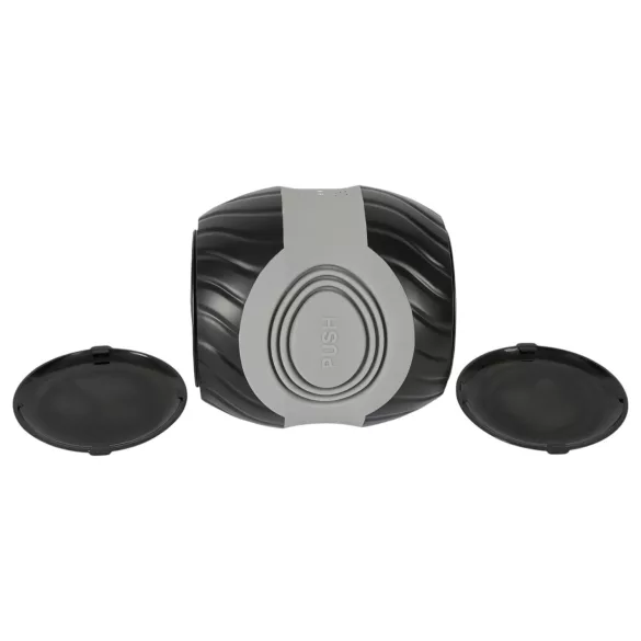 You2Toys - mužský masturbátor s 2 motormi - sivý
