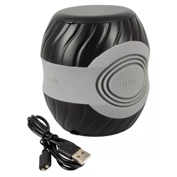 You2Toys - mužský masturbátor s 2 motormi - sivý