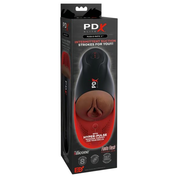 PDX Elite Fuck-O-Matic 2 - nabíjateľný sací masturbátor vagína