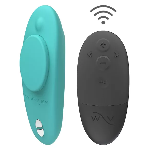 We-Vibe Moxie+ - rádiový, inteligentný klitorálny vibrátor (tyrkysový)