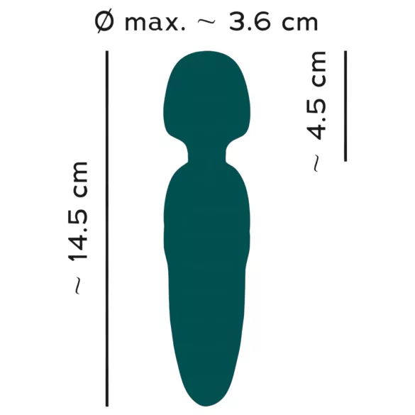 You2Toys Petite - vibračný masážny prístroj - nabíjací - zelený