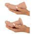 You2Toys - sada pripínacích dild (naturálna)
