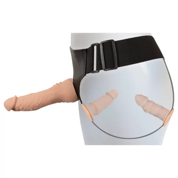 You2Toys - strap-on dildo súprava - telová farba