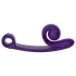 Snail Vibe Curve - vibrátor na klitoris a bod G - 2v1 - fialový