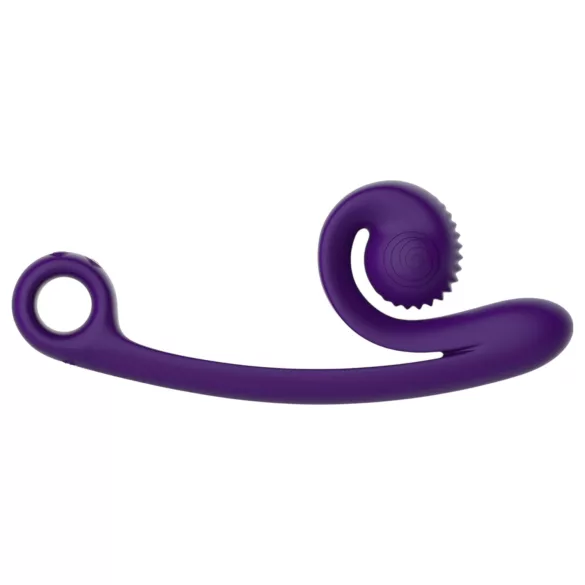 Snail Vibe Curve - vibrátor na klitoris a bod G - 2v1 - fialový