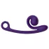 Snail Vibe Curve - vibrátor na klitoris a bod G - 2v1 - fialový