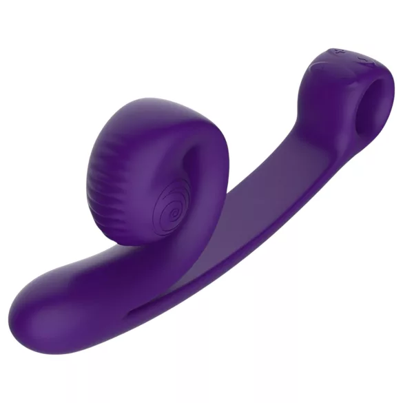 Snail Vibe Curve - vibrátor na klitoris a bod G - 2v1 - fialový