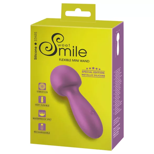 Sweet Smile - Ohnutá mini palička (ružová)