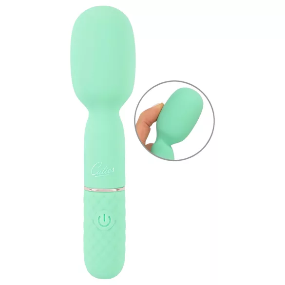 Cuties - mini masážny vibrátor - mentolová