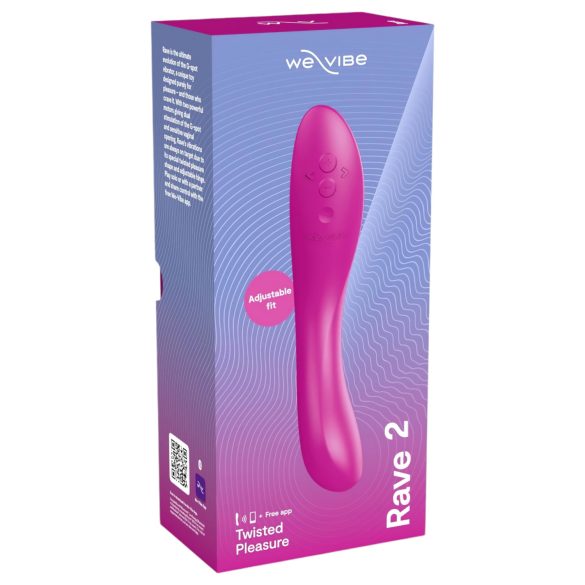 We-Vibe Rave 2 - vibrátor na G-bod - smart, nabíjateľný - ružový
