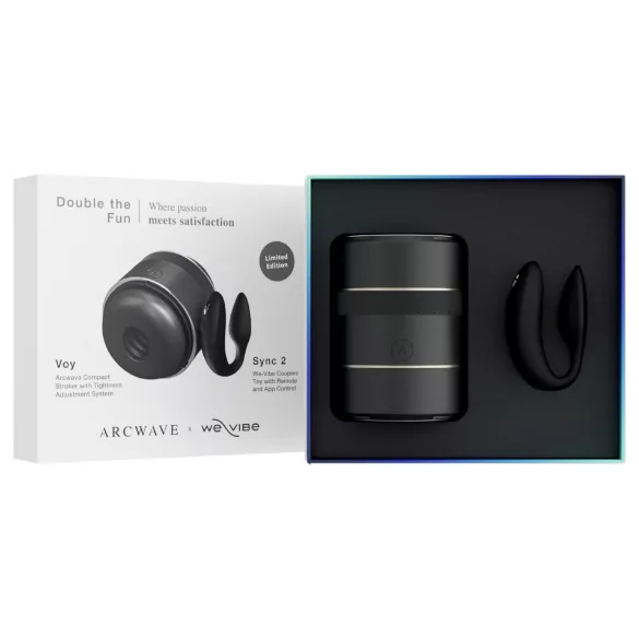 Sada Arcwave Voy a We-Vibe Sync 2 - Double the Fun (čierna)