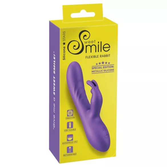 Smile - vibrátor s ramenom na klitoris - fialový