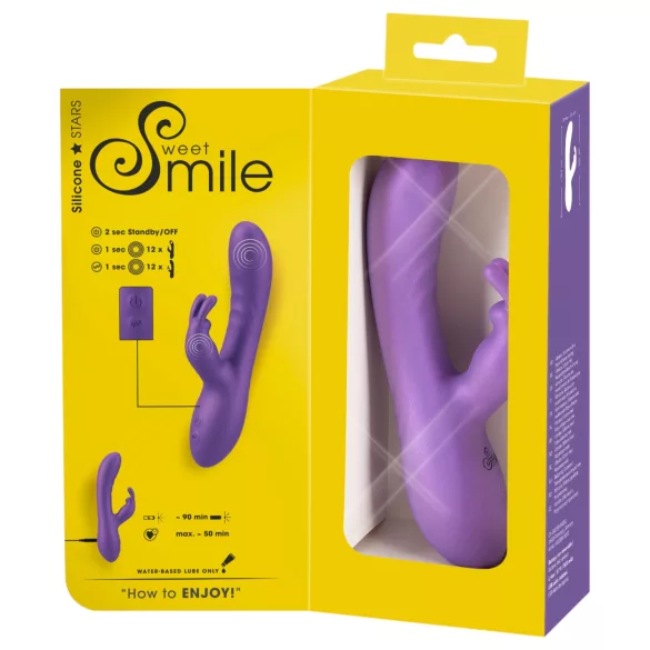 Smile - vibrátor s ramenom na klitoris - fialový