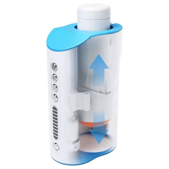 Autoblow A.I. Ultra - masturbátor ústa na elektrinu - biely