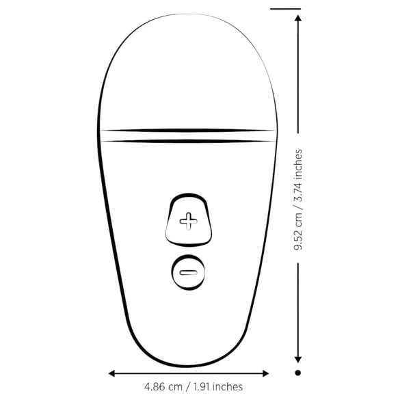 ROMP Free X - stimulátor klitorisu na vlny - nabíjateľný - fialový