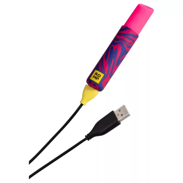 ROMP Lipstick - klitoriálny stimulátor na vlny - nabíjateľný - ružový