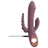 You2Toys - vibrátor s tromi ramenami - nabíjateľný - fialový