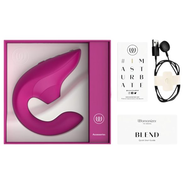 Womanizer Blend - G-bodová vibrátor a klitorálny stimulátor (ružový)