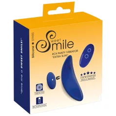   Smile - vibračné nohavičky s diaľkovým ovládaním - extra tenké - modré