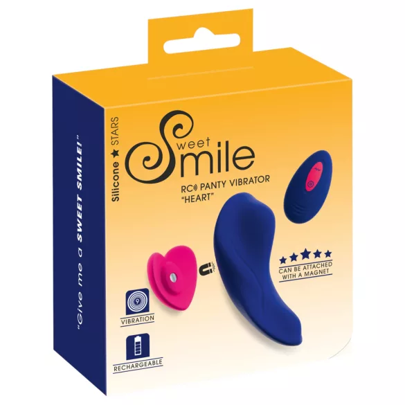 Smile RC Panty - vibračné nohavičky s diaľkovým ovládaním - modré