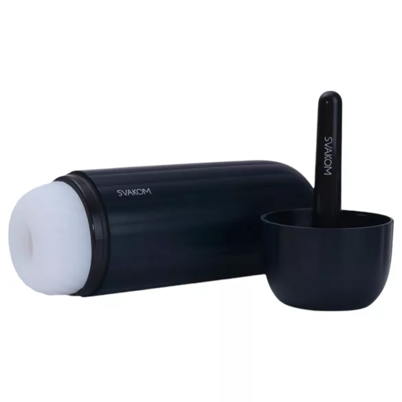 Svakom Sam Neo 2 Pro - mužský masturbátor - smart funkcia - čierno-biely