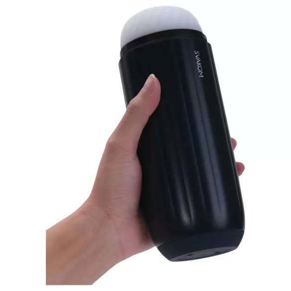 Svakom Sam Neo 2 Pro - mužský masturbátor - smart funkcia - čierno-biely