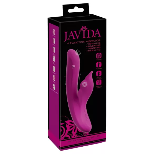 Javida - vibrátor na G-bod a klitoris 4v1 - fialový