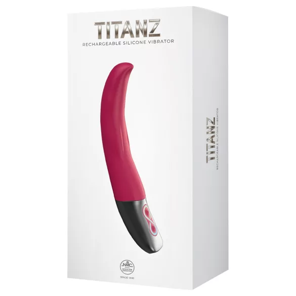 Excellent Power Titanz - vibrátor na G a P bod - silikónový - ružový