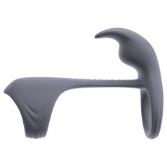   Beau Coeur Vylor - erekčný krúžok na penis a semenníky s vibrátorom na klitoris