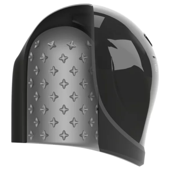 Rebel - vibrátor na žalud - vodotesný - čierny