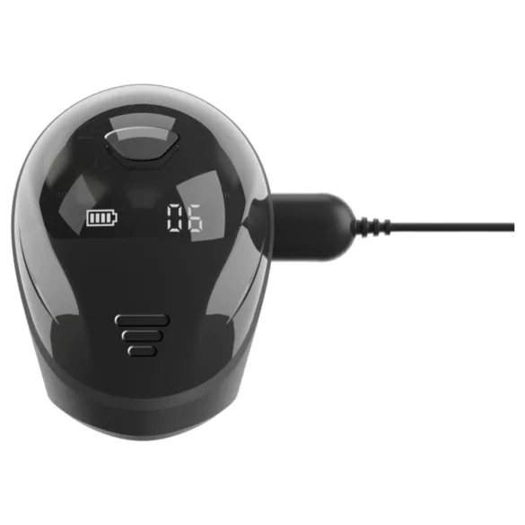 Rebel - vibrátor na žalud - vodotesný - čierny