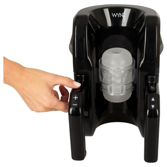 WYNE 10 - automatický masturbátor s držadlom - čierny