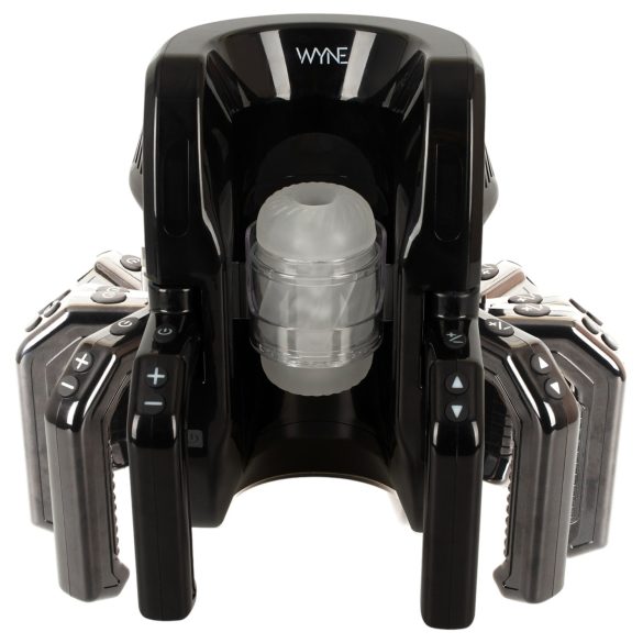 WYNE 10 - automatický masturbátor s držadlom - čierny