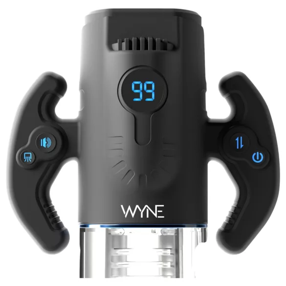 WYNE 11 - automatický masturbátor pre mužov - čierny