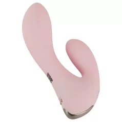   Beau Coeur Cerya - mini vibrátor s klitorálnym výstupkom - svetloružový