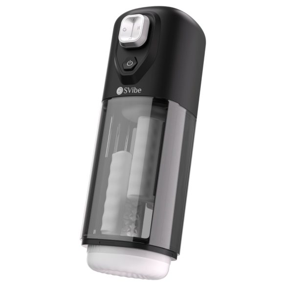 Snail Vibe Ikon Volt - automatický masturbátor (čierny)