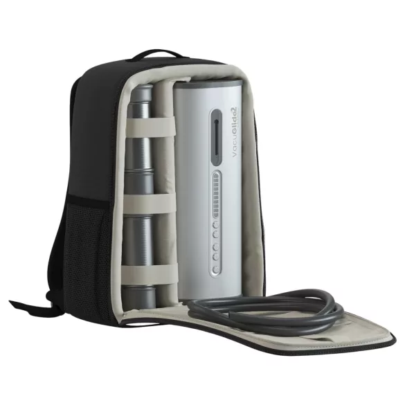 VacuGlide 2 - automatický mužský masturbátor na sieť - luxusný - strieborný