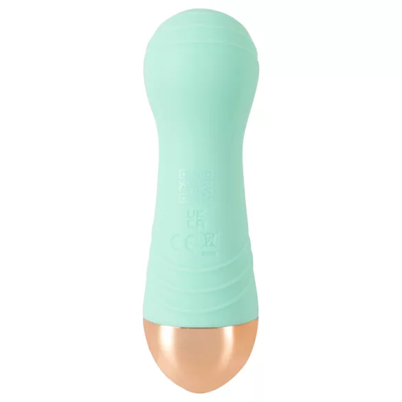 Cuties - akumulátorový, vodotesný mini vibrátor (zelený)