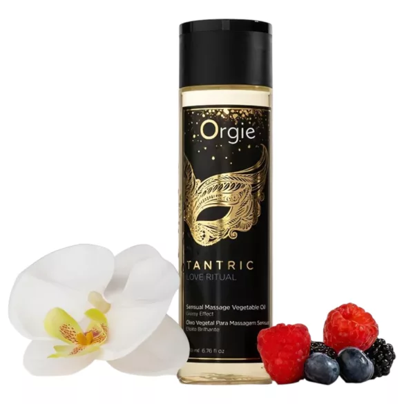 Orgie - masážny olej - zmyselná tantra - 200 ml