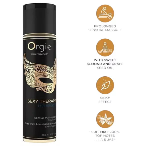 Orgie - masážny olej - zmyselný - 200ml