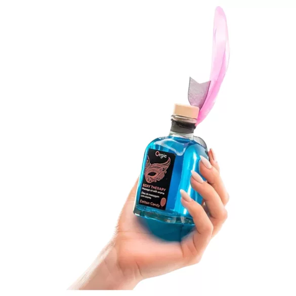 Orgie - masážny olej set - vôňa cukrovej vaty