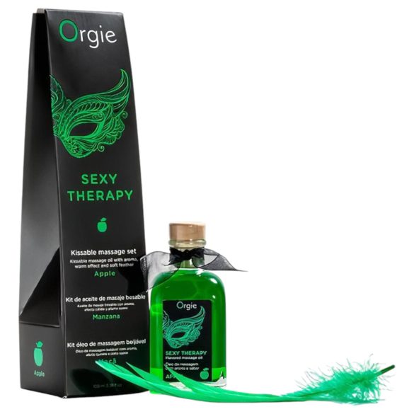 Orgie Sexy Therapy - sada masážnych olejov - jablko