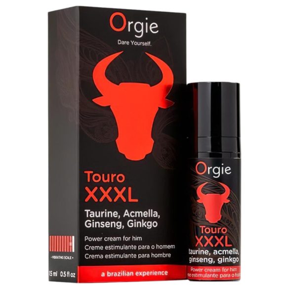 Orgie Touro XXXL - krém na posilnenie erekcie (15ml)
