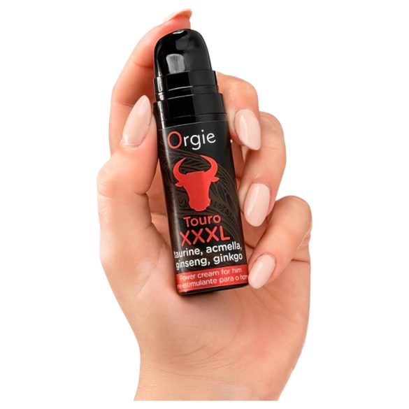 Orgie Touro XXXL - krém na podporu erekcie - 15 ml
