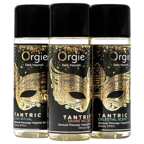 Orgie Tantric - zmyselná sada masážnych olejov (3x30ml)