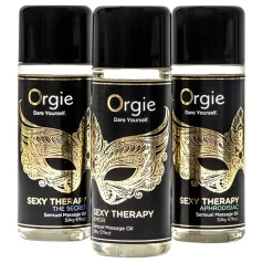 Orgie - masážny olej set - zmyselný mix 3x30ml